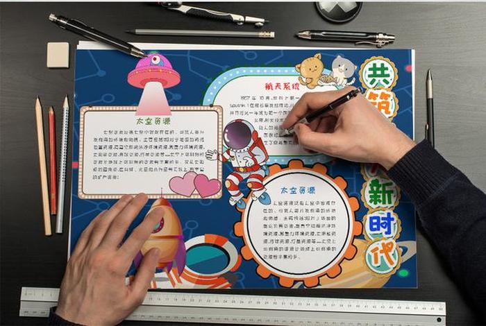 科技手抄报内容摘抄太空 - 关于元旦的手抄报内容