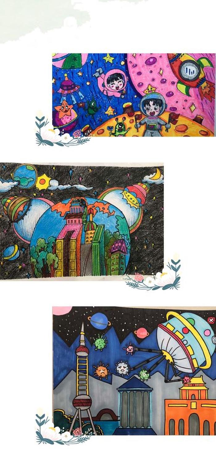小学生普及科学知识的画，小学生科学绘画图片