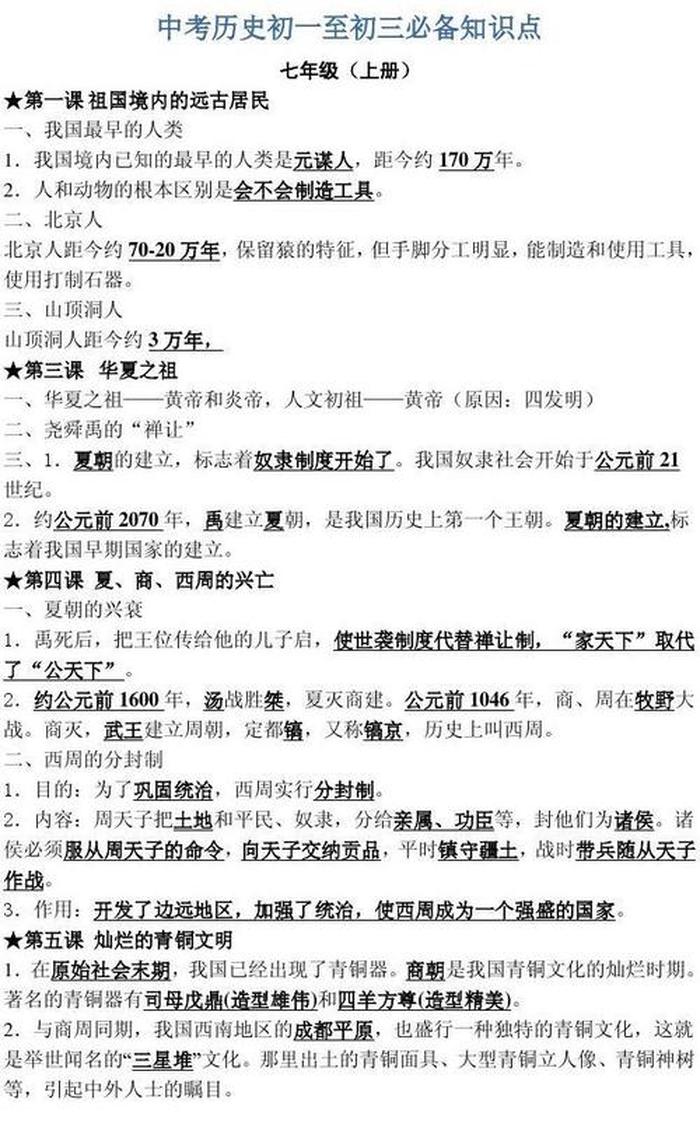 世界历史常识100题、268个中国历史常识