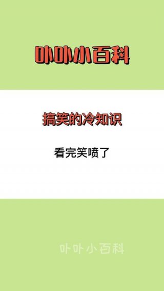 100个冷知识搞笑语句 - 搞笑语句