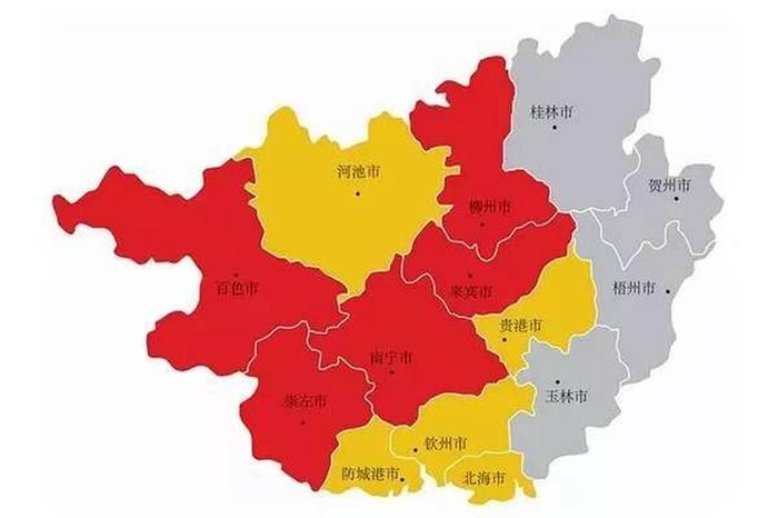 广西冷知识排行榜，广西城市排名
