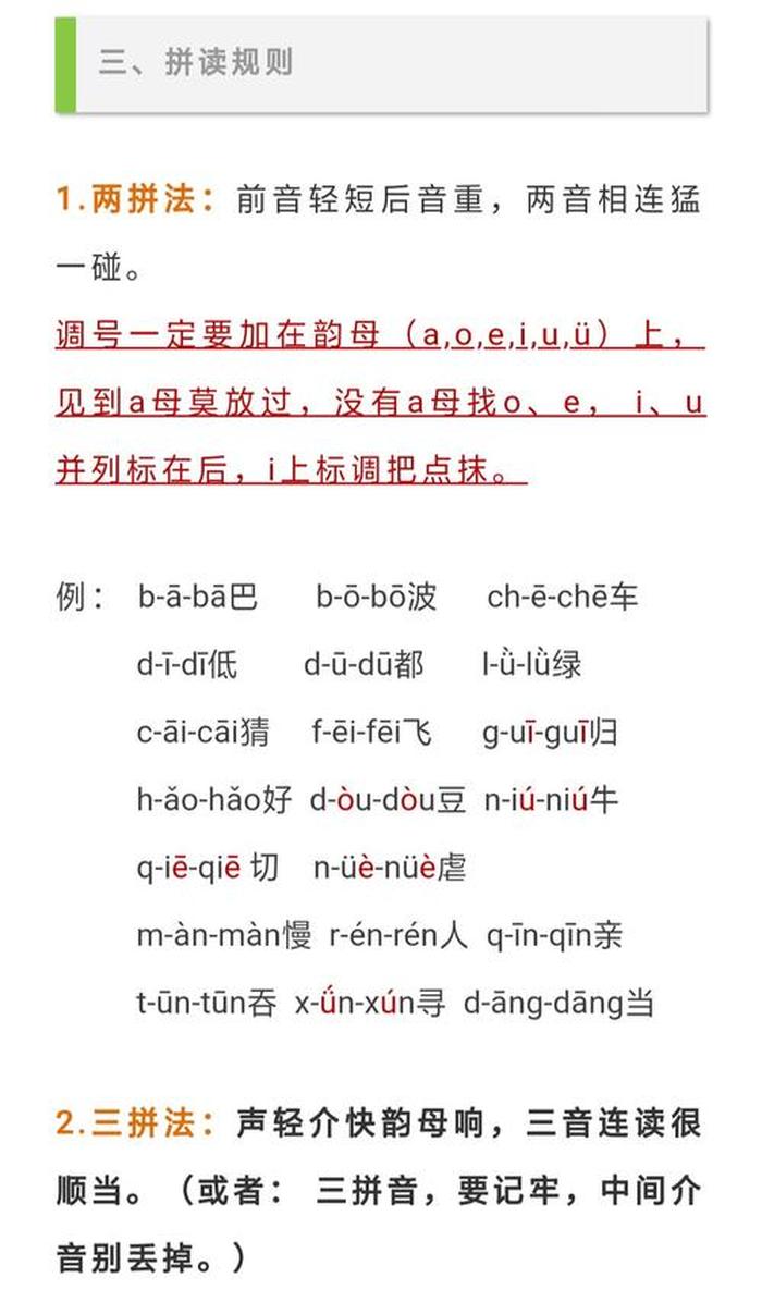 小学六年级语文百科知识 - 拼音和汉字的知识要点