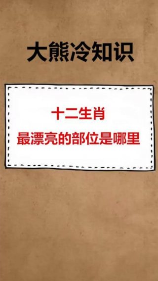 十二生肖冷知识大全 十二生肖常识大全