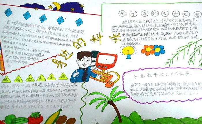 科学方面知识手抄报 - 手抄报科学知识为主题