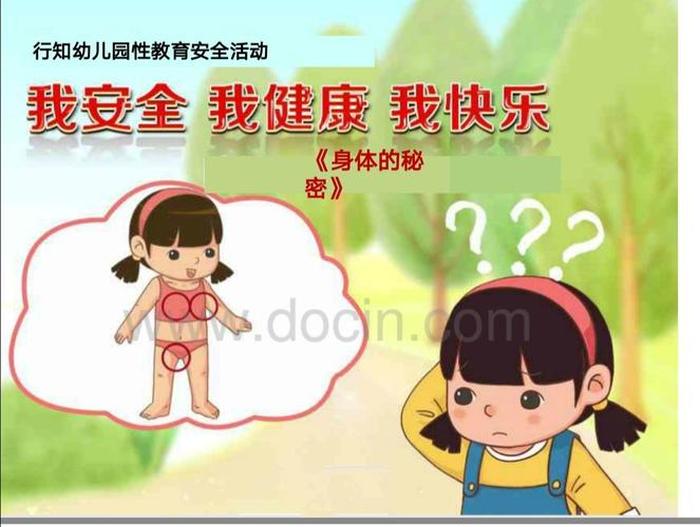 夏季安全知识性教育、儿童性教育
