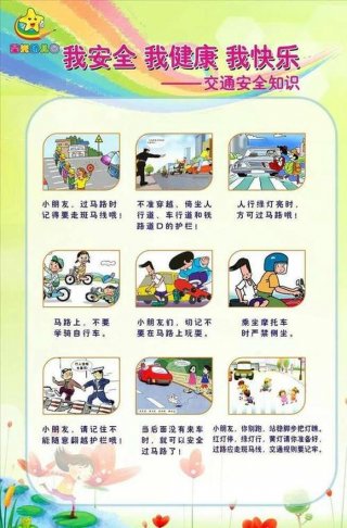 安全常识小知识内容幼儿园 幼儿出行安全小常识