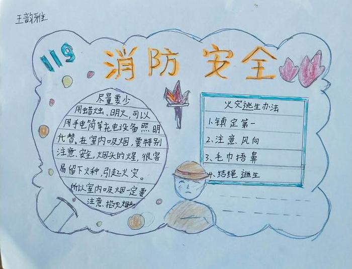 安全知识手抄报简单 - 消防安全预防疾病手抄报