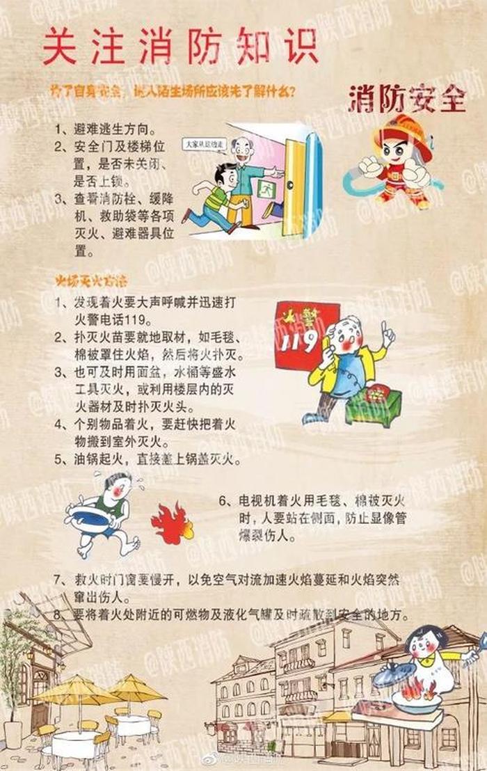 日常安全生活小常识 日常生活消防安全小常识