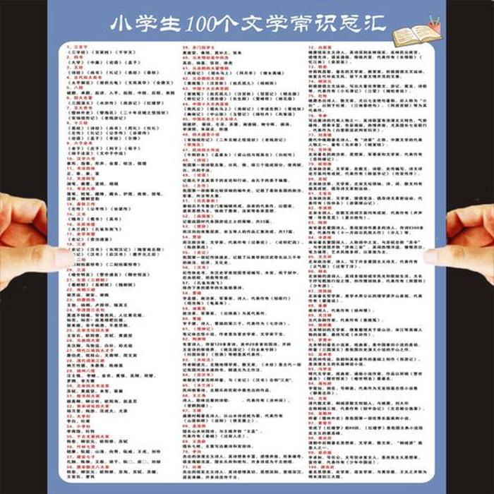 小学必考99个文学常识语录；语文文学常识大全