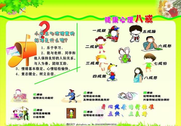 心理健康知识 资料、心理健康的八个标准