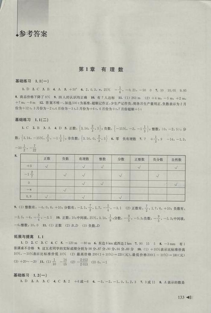 生活常识100题及答案初中、七年级上册数学期末
