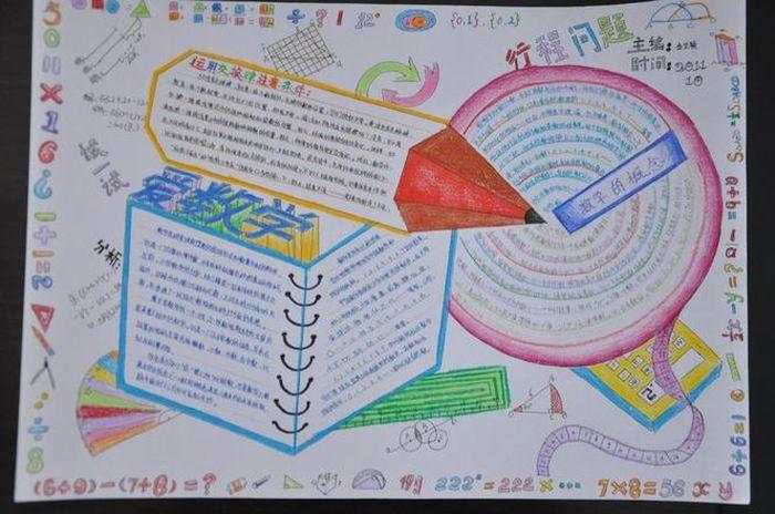 二年级科学小知识手抄报 - 二年级数学手抄报图片
