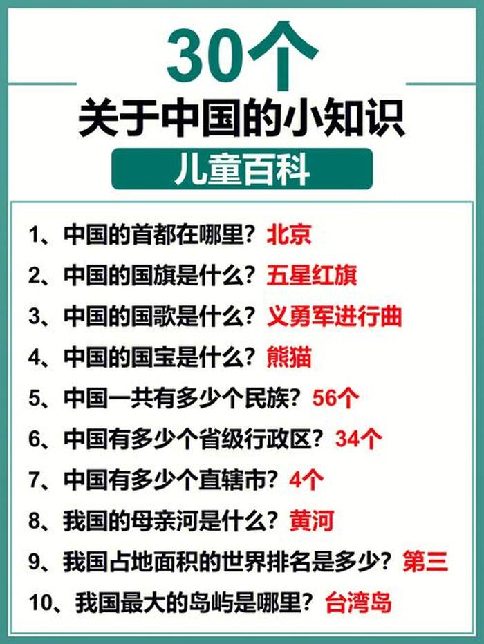 中国知识网站官网；孩子必知的中国知识