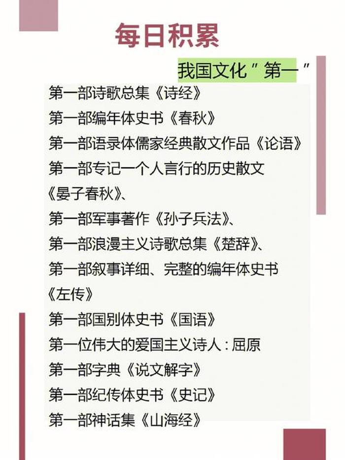 中国基本常识大全 - 孩子必知的中国知识