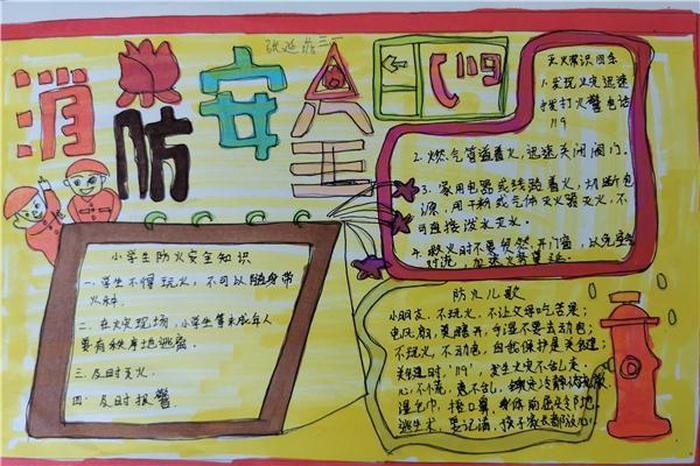 小学生安全小知识内容 - 小学生消防手抄报内容