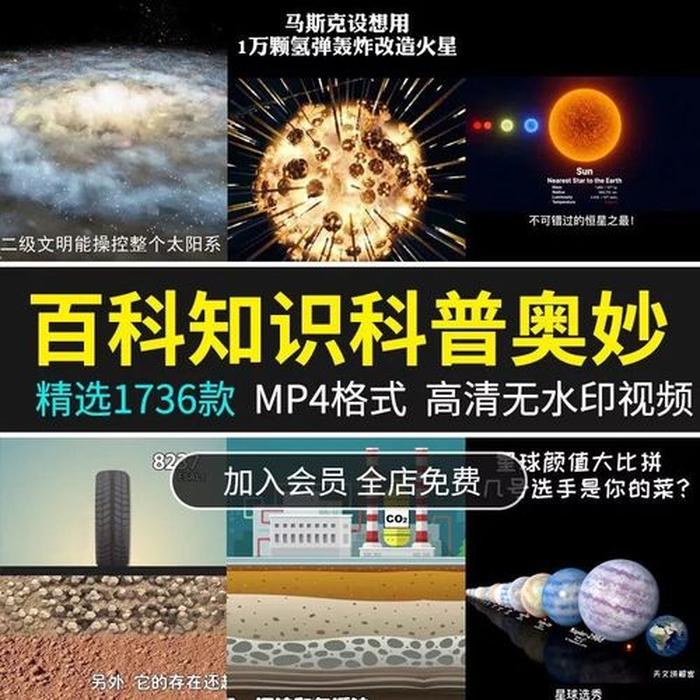 科普冷知识的素材视频 冷知识视频素材