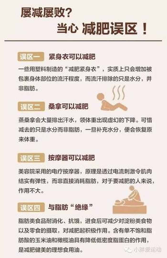 健康减肥小知识200条，减肥知识科普