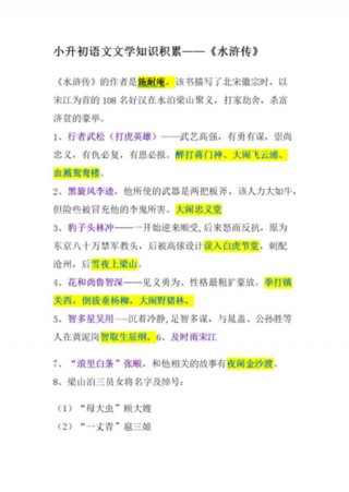 文学常识100条(四大名著) 四大名著的主题思想