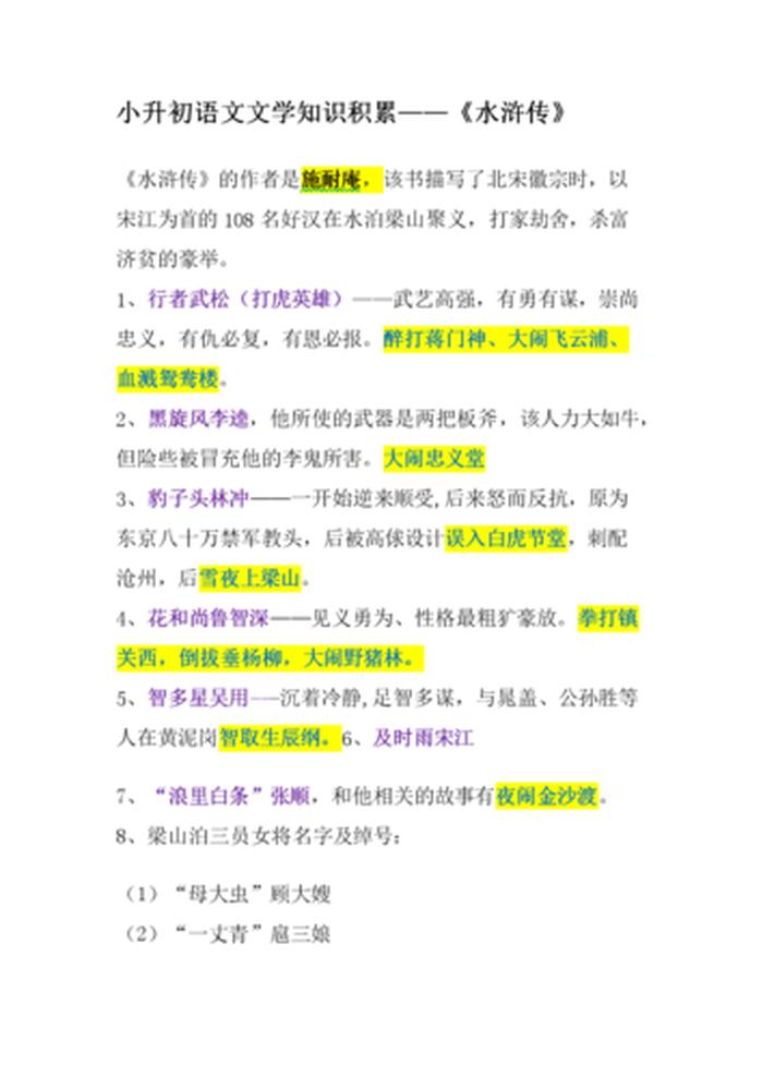 文学常识100条(四大名著) 四大名著的主题思想