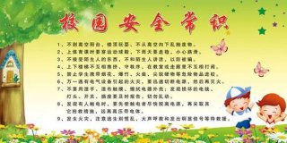 学生安全知识宣传内容海报；安全知识宣传内容