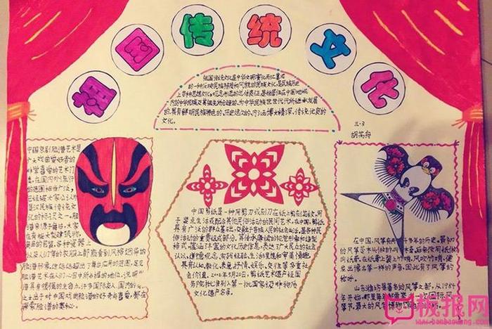 有趣的中国传统数字文化手抄报 传承中华优秀传统文化手抄报