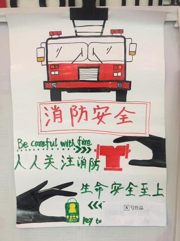 安全知识科普宣传画，安全宣传绘画作品