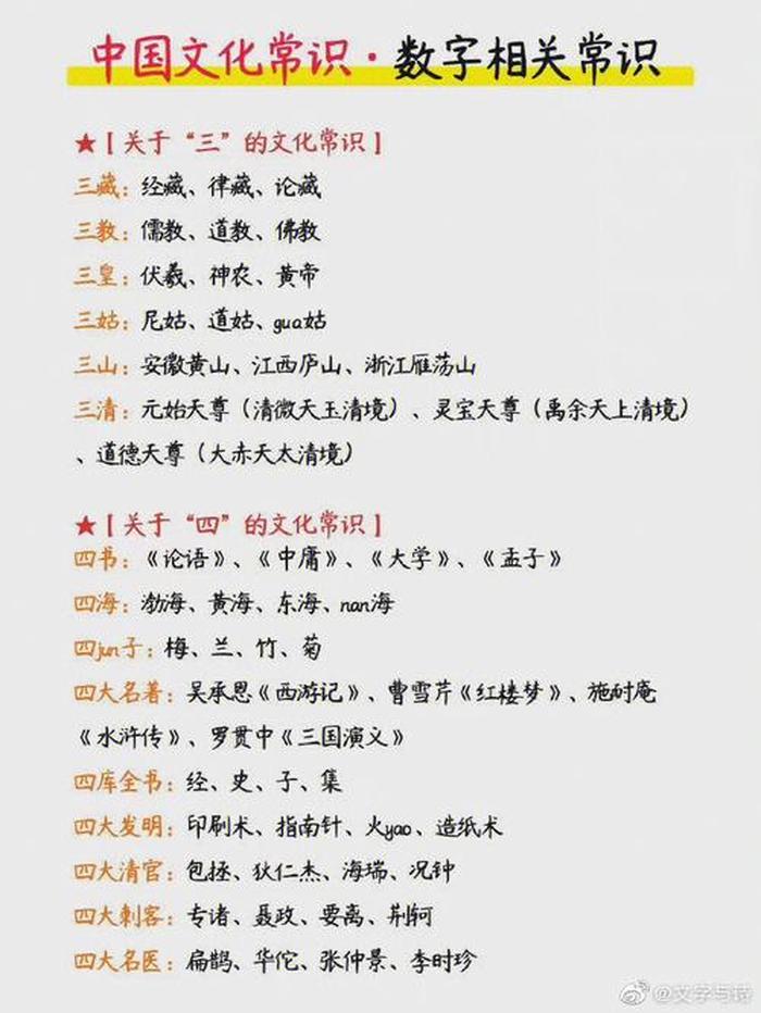 中国之最大全 常识及数字、趣味常识100题及答案