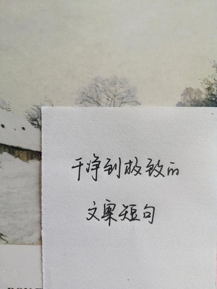 知识文案短句干净，短句