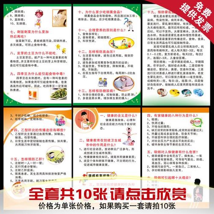 营养健康知识宣传内容；营养健康宣教活动培训内容