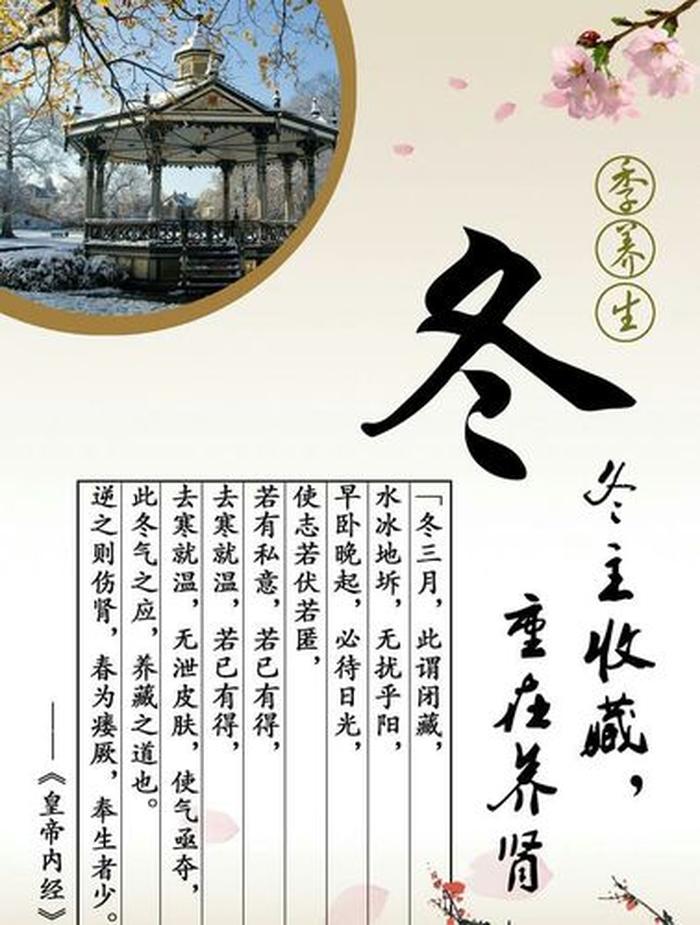 冬季养生小常识分享，冬季养生知识总结大全