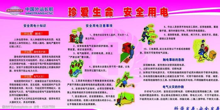 生活安全小常识100条图片 - 安全用电小常识