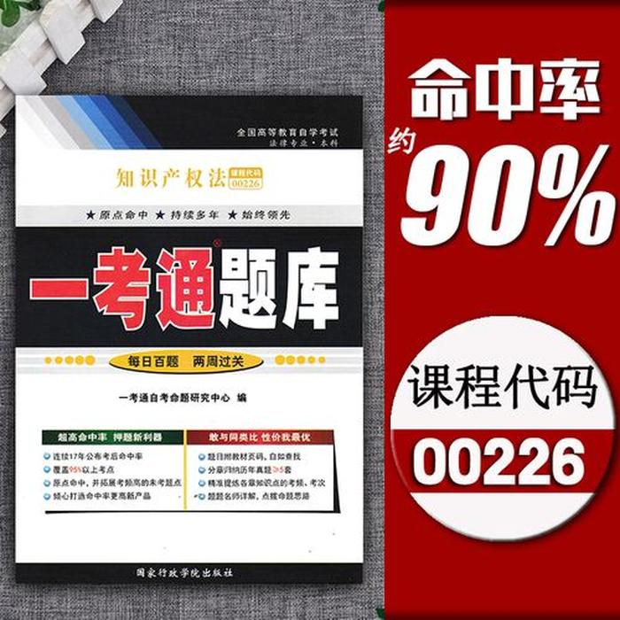 知识产权法2021年期末题库 - 知识产权法期末考试重点