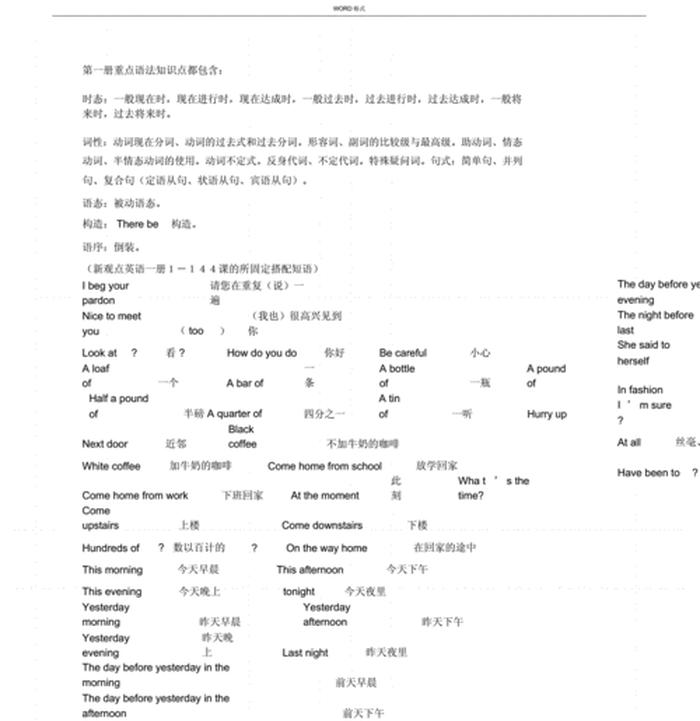 英语语法知识的内涵 - 英语语法的概念
