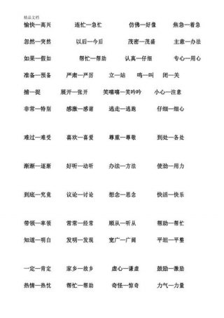直视的近义词、耳听心受近义词