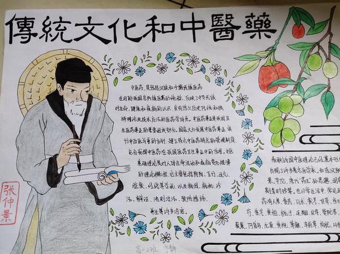 有趣的中医小知识手抄报 - 中医药手抄报简单好看