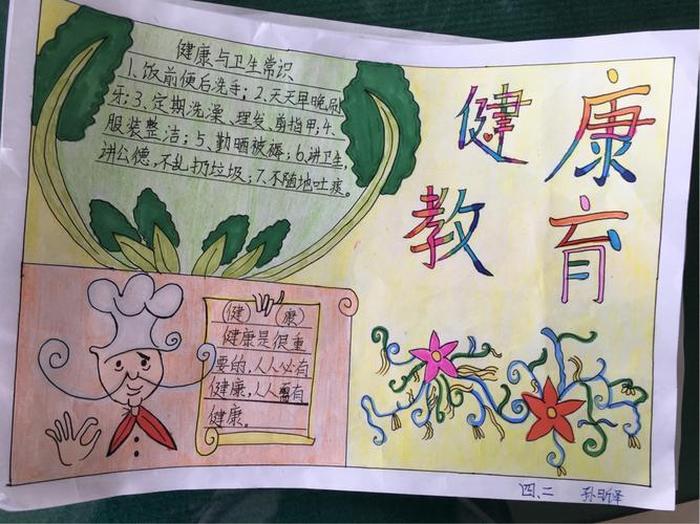 简单实用的生活小常识手抄报 - 小学生健康手抄报简单