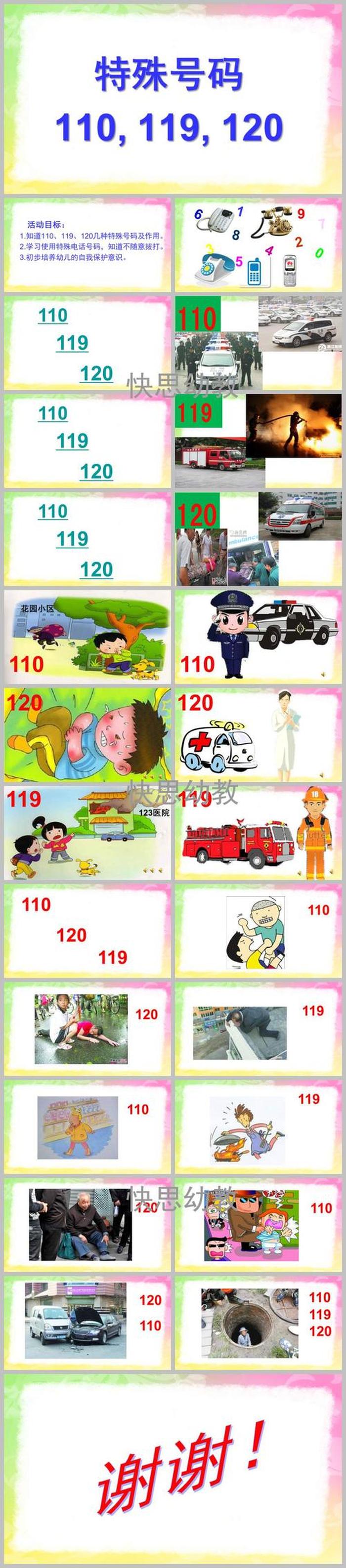儿童必须知道的电话 所有的幼儿园电话号码