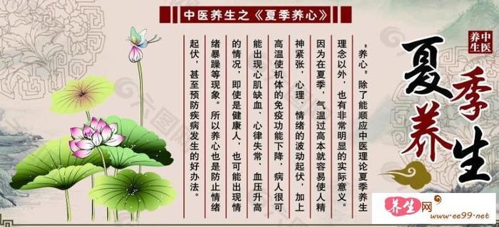 夏季养生知识大全简短 - 中医夏季养生知识大全