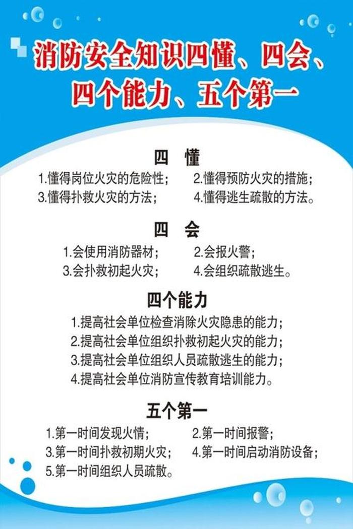 消防安全知识内容文字简单、消防安全知识摘抄内容