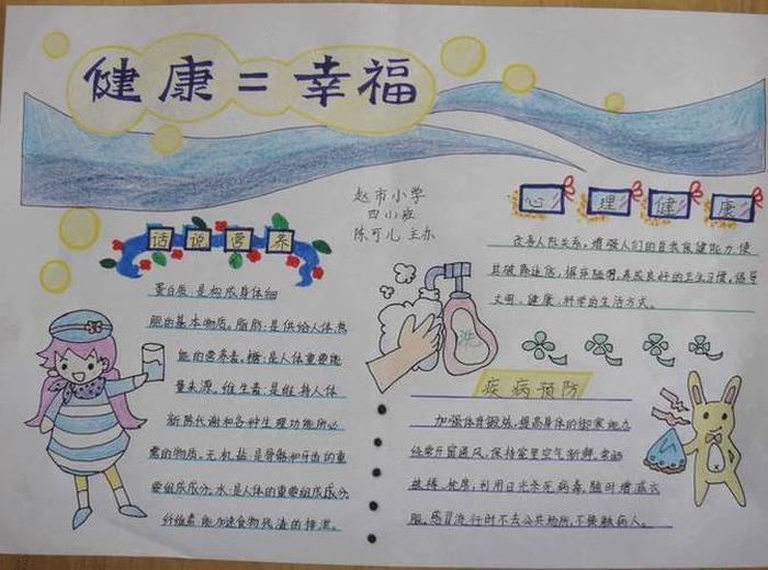 关于健康方面的小知识手抄报，健康知识手抄报简单