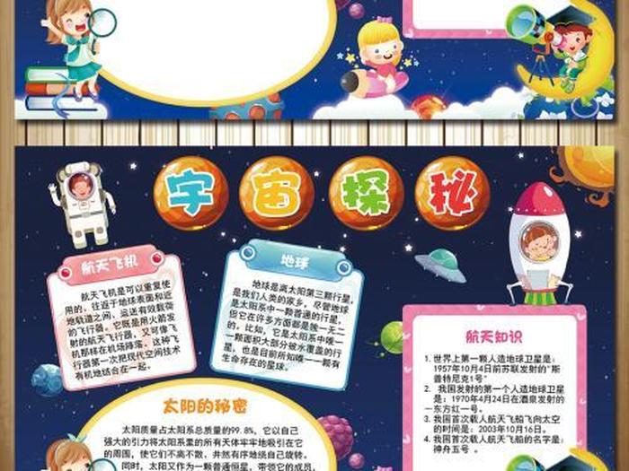 宇宙科技小报 - 宇宙小知识摘抄