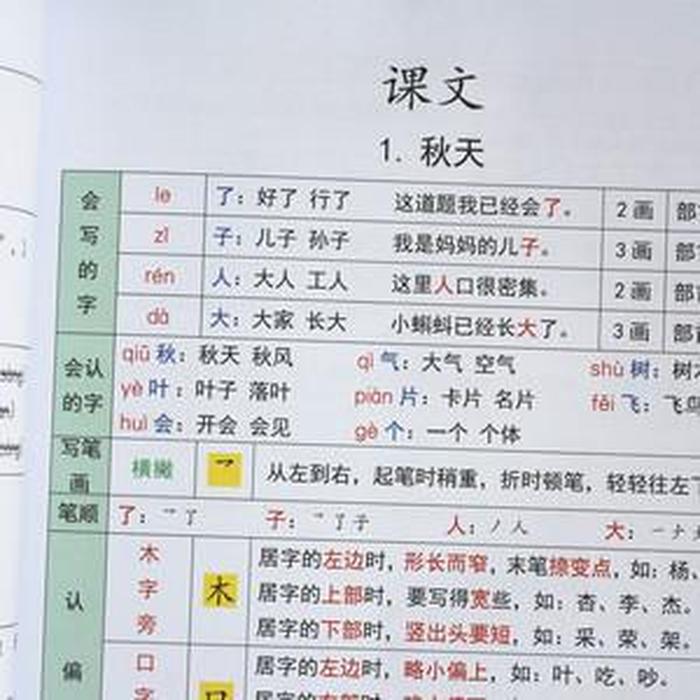 基础知识大全二年级 一年级