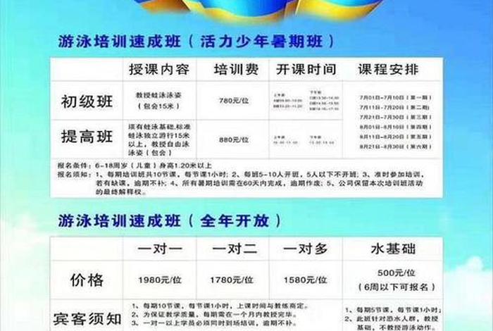 游泳学习班 游泳教学班在哪儿报名