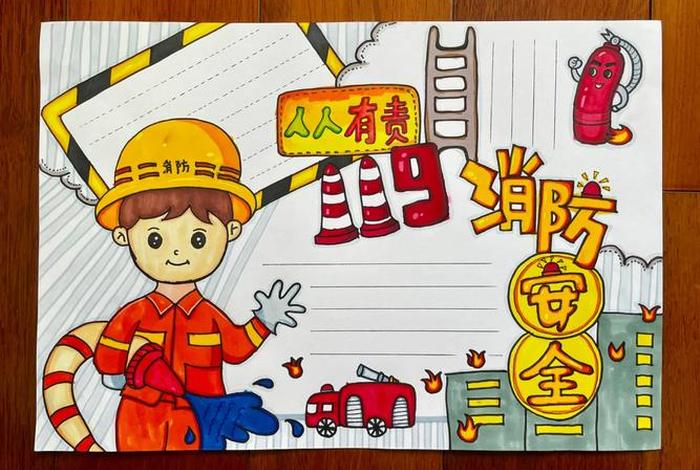 学习消防知识的手抄报 学消防安全知识手抄报