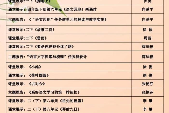 什么是学习任务群；小学语文任务群教学