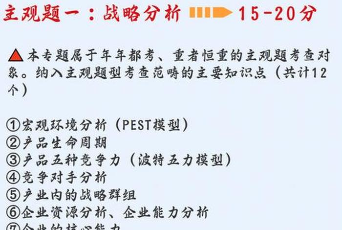 怎么学战略，战略怎么考