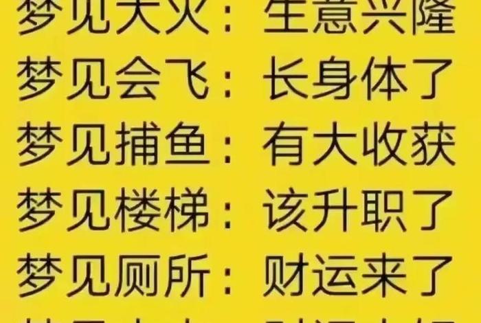 梦见
