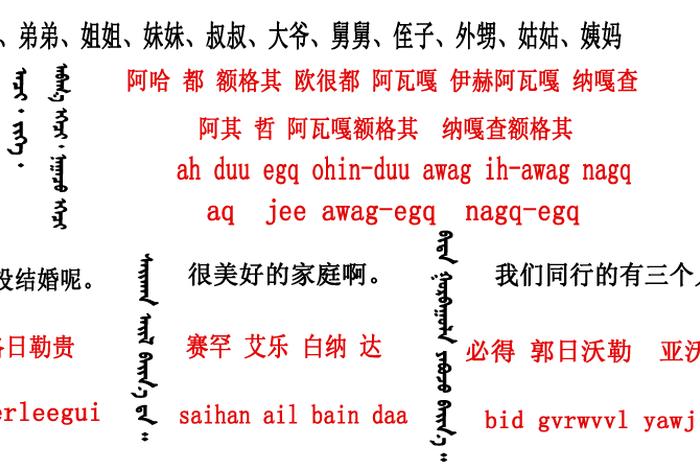 每天教你学蒙语，每天教你学蒙语视频