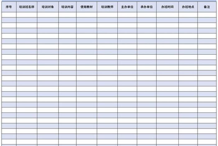 软件培训计划，软件培训计划和培训内容