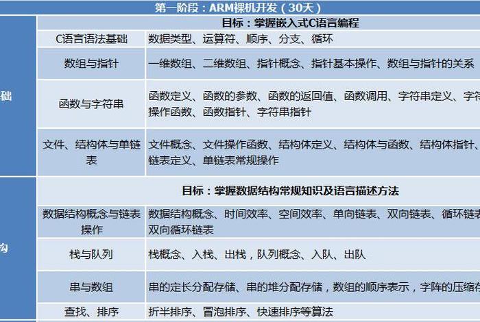 嵌入式教学，嵌入式教学策略一览表应包含以下内容